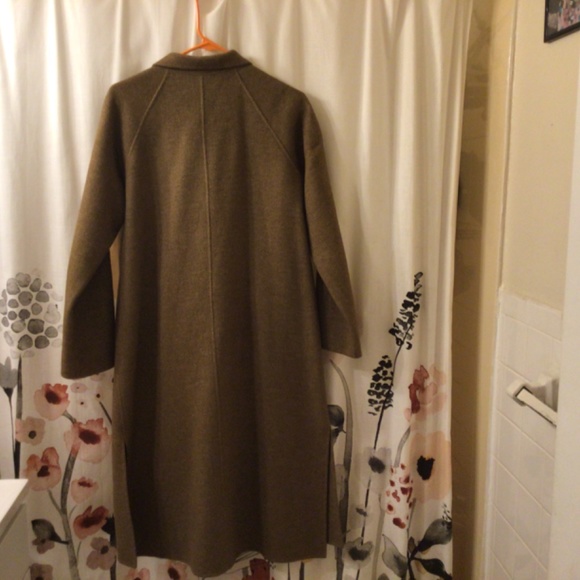 Demoo Parkchoonmoo luxury brand wool blend coat size 38 but roomy Camel color - Picture 2 of 8